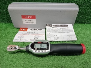 中古品 京都機械 KTC 9.5mm角 デジタルトルクレンチ デジラチェ GEK030-C3A 小トルク・コンパクトヘッドタイプ