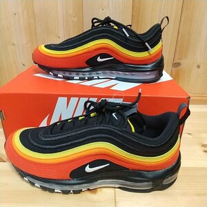 25.5cm 新品正規品 NIKE AIR MAX 97 QS BLACK/WHITE-CHILE RED-MAGMA ORANGEナイキ エア マックス 97 QS 阪神タイガース　箱付き