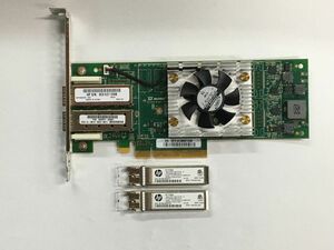 【即納】 HPE QLE2662-HP 699765-001 16Gb 2-Port PCIe Fibre Channel HBA ＋E7Y09A ×2 【中古現状品】 (SV-H-372)