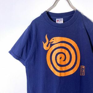 【レア】ザ・コブラツイスターズ バンド プリント Ｔシャツ メンズ Sサイズ ネイビー 紺 USA製 ビンテージ