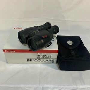 Canon キヤノン 双眼鏡 BINOCULARS 18×50 IS ALL WEATHER IMAGE STABILIZER 箱付 キャノン