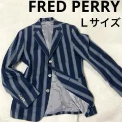 FRED PERRY/フレッドペリー/テーラード/ジャケット/ストライプ/Ｌ