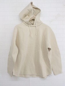 ◇ BEAMS HEART ビームスハート 長袖 プルオーバー パーカー ベージュ レディース P