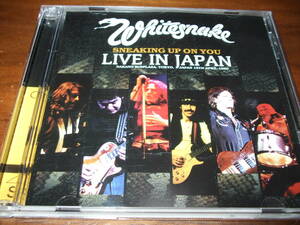 WHITESNAKE《 Sneaking Up On You 》★ライブ2枚組