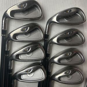 送料無料 左利き用 TaylorMade R7 TI 5.6.7.8.9.PW.AW.SW 8本セット REAX 60 Rフレックス テーラーメイド 管理番号16232