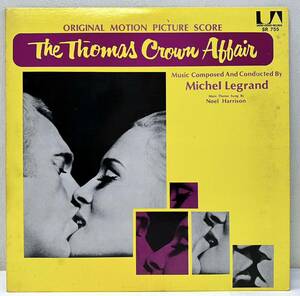 AC65404▲国内盤 THE THOMAS CROWN AFFAIR/華麗なる賭け！ LPレコード サントラ/ミシェル・ルグラン指揮/チェスゲーム/陰謀の部屋他