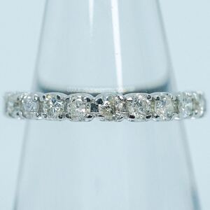 PT900 2.0g #4.5 プラチナ ラウンドブリリアントカット レディース ダイヤモンドリング Diamond Ring ユニセックス 指輪 仕上げ済