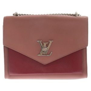 LOUIS VUITTON ルイヴィトン LOCKME M51492 マイロックミーBB ローズボード バイカラー ショルダーバッグ レッド/ピンク