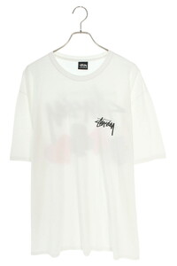 ステューシー STUSSY 23AW SUITS TEE サイズ:XL バックロゴトランプ柄Tシャツ 中古 BS55