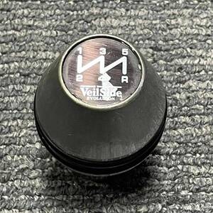 当時物 Veilside Shift Knob Type R ヴェイルサイド シフトノブ 黒 ピッチ 汎用 ナット式 JDM USDM フェアレディZ RX-7 GT-R シルビア