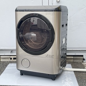 送料無料 ドラム式 洗濯乾燥機 【中古】動作保証 HITACHI 日立 BD-NX120HR 2022年製 12.0/73.0kg ビッグドラム 053071 C / 20724