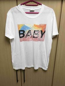 正規 16SS Saint Laurent Paris サンローランパリ BABY Tシャツ カットソー S