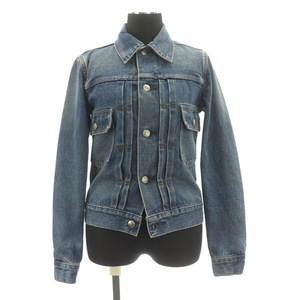 ハイク HYKE DENIM JACKET TYPE2 デニムジャケット Gジャン ジージャン 1 青 ブルー /MY ■OS レディース