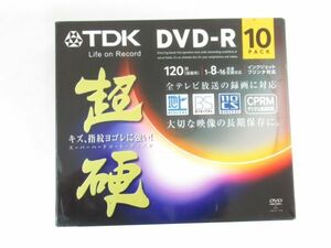 Z 19-16 未開封 TDK DVD ディスク 録画用 DVD-R 120分 4.7GB DR120HCDPWC10A 10枚 5mmケース デジタル放送対応 スーパーハードコート