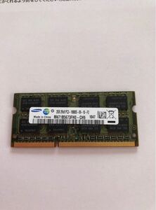 ★①★即決★作動品★SAMSUNG ノート用メモリ 2GB 2Rx8 PC3-10600S-09-10-F2★