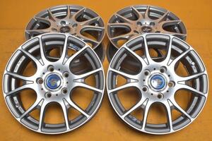 221019500347210　Weds　レオニスCL　15×6J　+50　5穴　PCD114.3　ハブ径73mm　4本セット