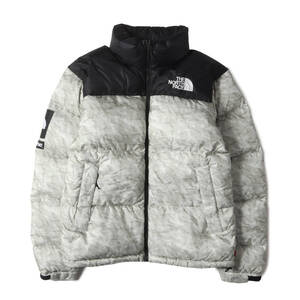 Supreme シュプリーム ジャケット サイズ:S THE NORTH FACE ペーパープリント ヌプシ ダウンジャケット (Paper Print Nuptse Jacket)