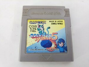 Nintendo GAME BOY GB ゲームボーイ ゲームソフト ロックマンワールド5 ソフトのみ