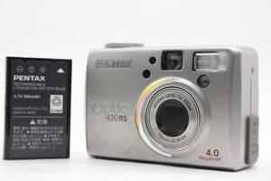 【訳あり品】 ペンタックス Pentax Optio 430 RS 3x Zoom バッテリー付き コンパクトデジタルカメラ v2832