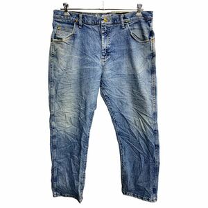 Wrangler デニムパンツ W36 ラングラー ビッグサイズ ブルー メキシコ製 古着卸 アメリカ仕入 2402-57