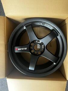 ニスモ ＬＭＧＴ４ ＧＴ－Ｒサイズ 18×9.5j 12未使用 絶版品 ♪ スカイラインGT-R nismo LM GT 鍛造 TE37 マッドブラック 艶消し黒2本