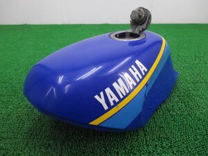 YSR50 タンク 青/ゴロワーズ ヤマハ 純正 中古 バイク 部品 YSR80 コケキズ無し 穴あき無し 嬉しいキャップ付き 修復素材やペイント素材に