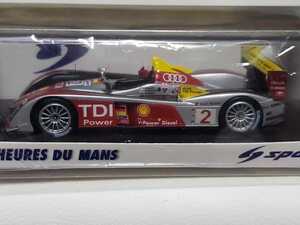 新品 1/43 スパーク SPARK AUDI - R10 TDI AUDI SPORT NORTH AMERICA no.2 WINNER 24h LE MANS 2008 CAPELLO KRISTENSEN McNISH