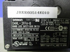 中古 OMRON 小形電磁ロック・セーフティドアスイッチ D4NL-2FFA-B(JBXR60514E010)