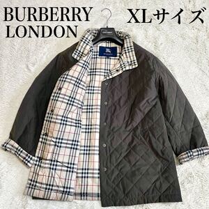 美品 大きいサイズ BURBERRY キルティングジャケット ノバチェック バーバリー ブルゾン アウター