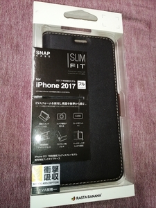ラスタバナナ iPhone 2017年秋発売フルディスプレイモデル専用 手帳型ケース 