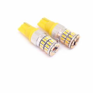 36連 12/24V兼用 LED T10 T16ウエッジ 2個セット 明るい3014smd オレンジ 送料無料 バックランプ ルームランプ ポジションランプ スモール