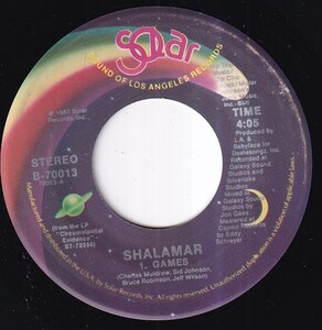 Shalamar - Games / Games (Instrumental) (A) SF-X639