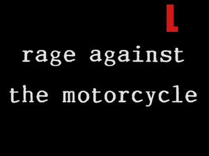 rage against the motorcycle T-shirt BLACK L/tシャツmachineヴィンテージvintageチョッパーハーレーharleyバイクバイカーファションbsa