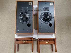 ダッドリー・ハーウッド氏モデル HARBETH ACOUSTICS MONITOR LOUDSPEAKER TYPE HL Mk4 初期・オリジナル AUDAX 美音 スタンドセット