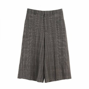 セリーヌ CULOTTES IN PRINCE OF WALES ブランドオフ CELINE ウール パンツ 中古 レディース