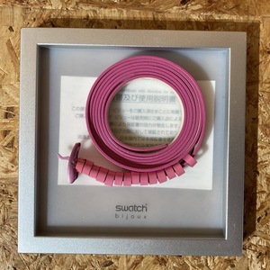 SWATCH bijoux スウォッチ ベルト ピンク