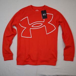 【新品】アンダーアーマー UNDER ARMOUR ジュニア スウェットトレーナー UA ARMOUR FLEECE BRANDED LOGO CREW 1375483 ジュニア160(YXL)