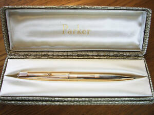 ◆箱付極上◆ 1950年代製 パーカー・12金 R.ゴールドペンシル イギリス◆1950’s PARKER 12ct Rolled Gold Pencil England◆