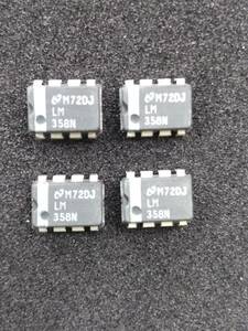 【〒無料】☆VINTAGE☆90年代 ナショセミ製 汎用OP-AMP LM358N 10個セット