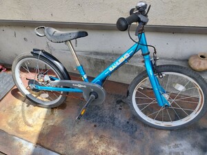 子供自転車　ラクショーライダー　18インチ　ブルー　ピープル　格安　中古　神奈川　横浜　鶴見　直接引き取り可能　