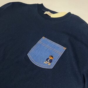 ●送料390円可能商品 ロゴス LOGOS DAYS アウトドア 新品 メンズ オーバーサイズ 半袖 Tシャツ 紺 L [SM2A072-NVY-L]一 三 弐★QWER★