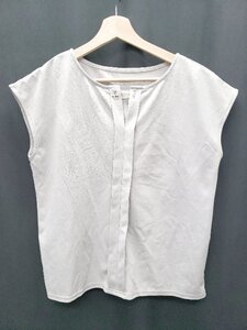 ◇ ⊂ N. Natural Beauty Basic エヌ ノースリーブ ブラウス サイズM グレー レディース P