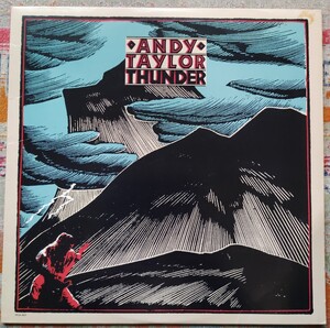 usLP ANDY TAYLOR // THUNDER 1987年発売 スリーブにクレジット