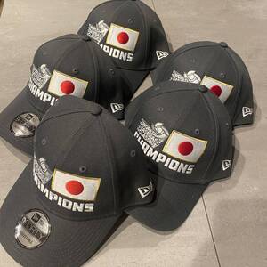 【希少グレー5個セット送料込】WBC2023 Japan優勝記念キャップ