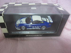 ミニチャンプス 1/43 Porsche 911 GT3 Carrera Cup 2004 EMC Araxa Racing #4