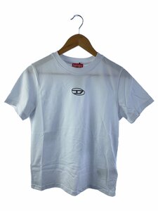 DIESEL◆T-REGS-OD/Tシャツ/XS/コットン/ホワイト/メタルロゴ/A16248