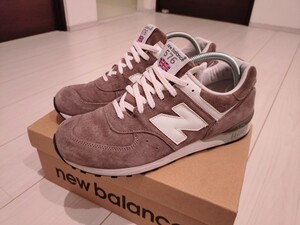 ニューバランス　new balance M576FW グレー used made in England　us9 uk8 1/2　27cm