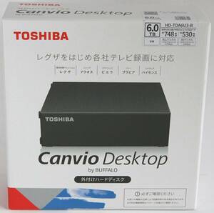 ■★新品未開封 TOSHIBA(BUFFALO) HD-TDA6U3-B 6TB