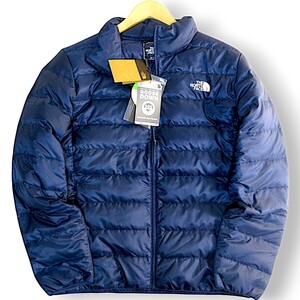 新品◆THE NORTH FACE◆撥水 RDS認証 グースダウン ライトダウン ジャケット 2XL ネイビー◆ノースフェイス アウトドア◆bca J1121a