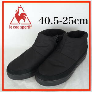 MK7914*le coq sportif*ルコックスポルティフ*レディースシューズ*40.5-25cm*黒